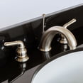 thumbnail image 2 of Brown Bathroom Vanity 48", Absolute Black Granite Top, Faucet LB4B, 2 of 4