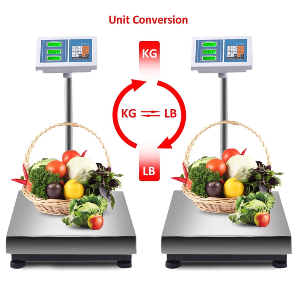 GVN 660 lbs Weight Computing Digital Floor Platform Scale