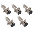 thumbnail image 1 of YISITIAN Lot de 5 Adaptateurs Fibre Optique Multimode/simple Mode LC Femelle à SC Femelle Connecteur Hybride UPC Coupleur/bride CJ919-64444, 1 of 6