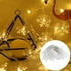 thumbnail image 1 of Xihbxyly Luces Navideñas 3M, 20 Led con Diseño de Copo de Nieve, a Pilas, Cable Flexible para Moldear Fácilmente, Decoración para Interiores y Exteriores, Luces para Fiestas y Jardín, 3 Pilas Aa, 20, 1 of 4