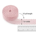 thumbnail image 2 of AK-Trading Floral Lace Ribbon 1 Inch x 10 Yards for Crafts and Decoration- Salmon, 2 of 10