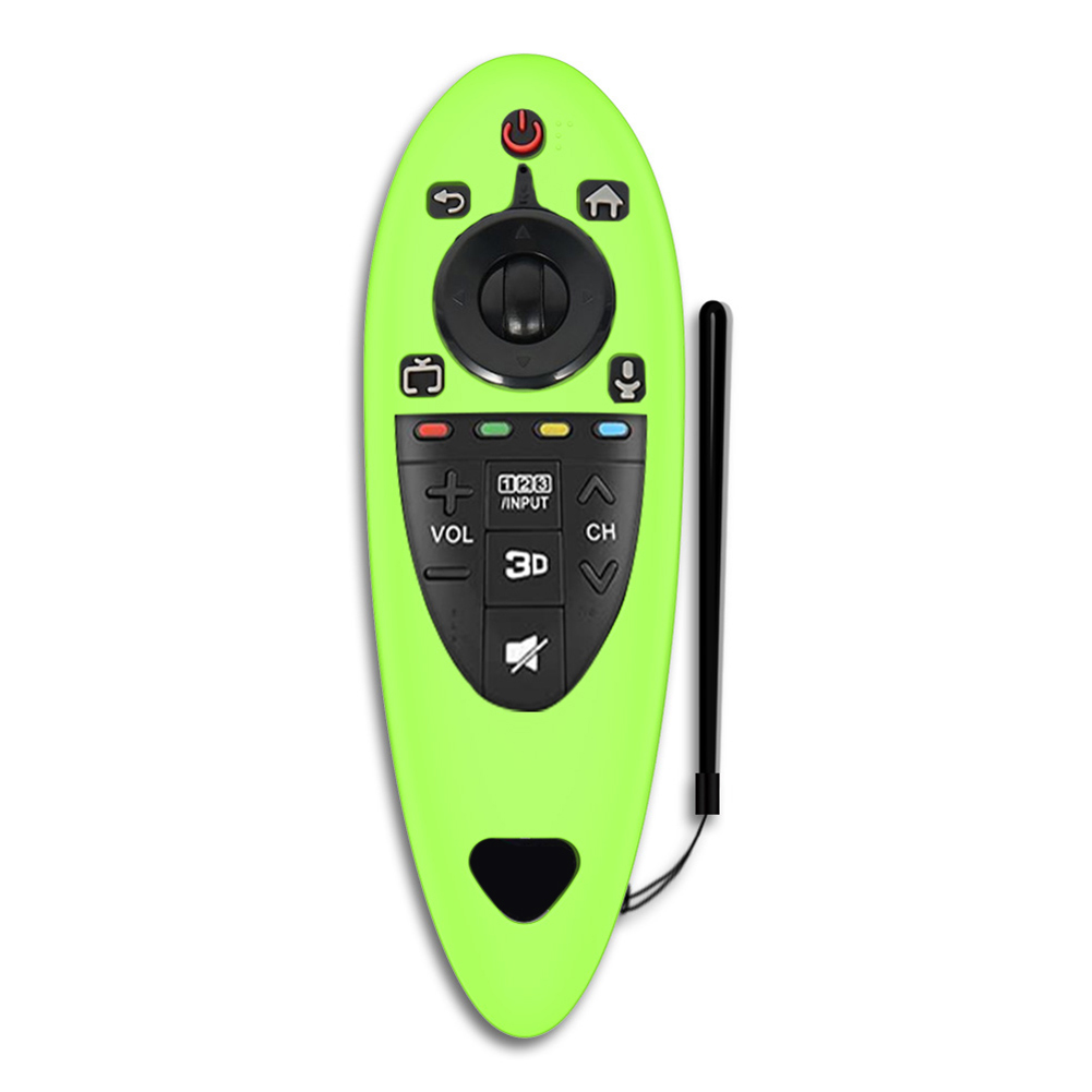Silicone Remote Control Protective Cover for LG ANMR500 (Luminous Green)