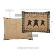 thumbnail image 3 of VHC Brands Sham Standard Quilted, Cotton Bedroom Sham Cover, Bedding Accessory, Bedroom Decor, Pip Vinestar Collection, Rectangle 21x27, Natural, 3 of 5