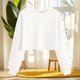 thumbnail image 2 of Camisetas de Manga Larga de las Mujeres Impresas Sueltas Casuales Cuello Redondo Suéter Deportivo Top Se Ajusta Fiel Al Tamaño para Casual, Fiesta, 2 of 5