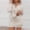 Dresses-68Khaki, variant on Gamivast Two Piece Outfits for Women Long Sleeve V Neck Collared Top And High Waisted Drawstring Mini Skirt Set Striped Trendy Casual Spring Outfits