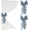 Blue, variant on 2 Pack French Silky Bow Curtain Tiebacks,Elegant Lace Ribbon for Curtains Decorative Rope Accessories,French Bow Ties Rope Holdbacks Accessories for Weddings Home Bedroom Office Decorations