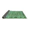 thumbnail image 2 of Ahgly Company Indoor Rectangle Abstract Turquoise Blue Modern Area Rugs, 7' x 10', 2 of 4