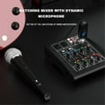 thumbnail image 4 of 6.35mm UHF XLR Adapter System Wireless Microphone Transmitter Receiver for Dynamic Microphone Guitar Audio Mixer PA, 4 of 5