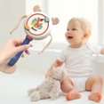 thumbnail image 1 of Ofertas del Cyber of Monday Ofertas del Black of Friday ¡Rebajas de juguetes para niños por menos de $5! Tambor sonajero kkbbma Tambor de campana de mano, sonajeros grandes Sonajeros para niños, 1 of 8