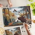 thumbnail image 2 of Lantern Press 1000 Piece Jigsaw Puzzle, Wildlife Utopia, Forest, 2 of 5