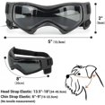 thumbnail image 5 of SHAR Pink S Dog Sunglasses, UV Waterproof Windproof with Adjustable Strap - Fashionable Protection for Small to Medium Dogs, 5 of 5