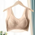 thumbnail image 3 of DuoJiaJ Women's Wireless Bra With Seamless Smooth Comfort Wirefree T Shirt Bra T-Shirt Bras Beige, 3 of 3