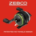 thumbnail image 7 of Zebco 33 Platinum Spincast Fishing Reel, Size 30 Reel, Silver, 7 of 7