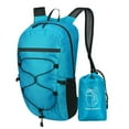 thumbnail image 5 of Hvmvliv Foldable Hiking Backpack Outdoor Travel Sackpack Lightweight Travel Backpack, Small Knapsack for Teen Outdoor Sports Blue, 5 of 5