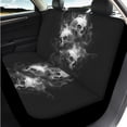 thumbnail image 3 of HUISEFOR 14 Pcs Halloween Skull Car Seat Cover Full Set Breathable Including Steering Wheel Cover, Center Console Cover, Belt Cover, Soft, Elastic, Easy Installation, for Most Truck SUV, 3 of 5