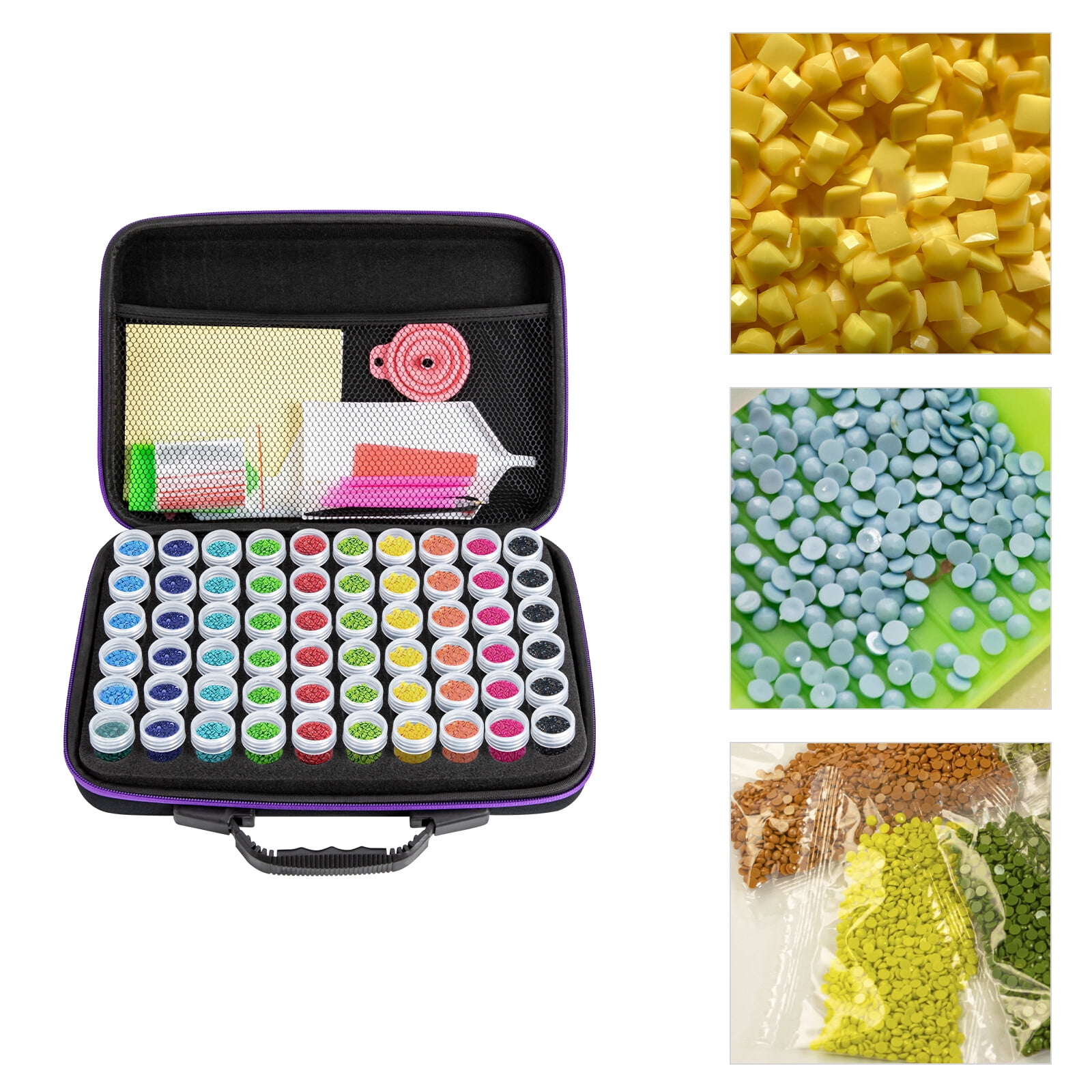 60 Slots Diamond Painting Storage Containers Diamond Art Accessories and Tool