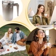 thumbnail image 3 of FURNIX Automatic Stirring Coffee Mug,Detachable Stirrer Temp Display Cup,Stainless Travel Drinkware,Anti-Slip Stable Base Mug,Usb Rechargeable Long-Battery Cup,Leak-Resistant Office Kitchen Mug, 3 of 9