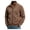 Coffee, variant on Men's Zip Up Fleece Lined Sweatshirts Lightweight Sweater Jackets Long Sleeve Stand Collar Jacket Fall Fashion Sweatshirt Winter Warm Coat