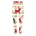 thumbnail image 4 of Mingw Ladies Festival Christmas leggings Slim Fit Skinny Stretchy Printed Yoga Pants ,Multicolor,L, 4 of 5