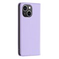 thumbnail image 3 of Feishell for Apple iPhone 15 Flip Wallet Case with ID Credit Card Slots,Shockproof Premium PU Leather Magnetic Closure Folio Flip Kickstand Slim Wallet Phone Case for Women Men,Lightpurple, 3 of 11
