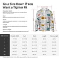 thumbnail image 5 of Uemuo Hello Pattern Women's Full Zip UPF 50+ Sun Protection Hoodie Jacket Long Sleeve Sun Shirt Hiking Outdoor Performance with Pockets-Large, 5 of 9