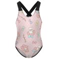 thumbnail image 6 of Kuromi And My Melody Girls One Piece Swimsuits Hawaiian Summer Swimwear Beach Bathing Suit Outfits, 6 of 7