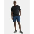 thumbnail image 2 of Athletic Works Men's & Big Men’s Jersey Knit Shorts, 9" Inseam, Sizes XS-5XL, 2 of 5