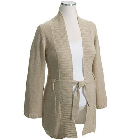 Maternity Belted Sweater Coat