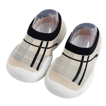 

WUXIAN Baby Sneakers Boy Girl Non Indoor Infant Walking Breathable Warm Elastic Sock With Memory Sole Toes Outdoor Children Lovely Running Shoes