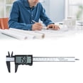 thumbnail image 3 of Pantalla electrónica Digital VERNIER CALIPER PORTABLEMostrar VERNIER CALIPER ELECTRÓNICO 0.2 MM MEDICIÓN Micrómetro Botón Micrómetro Portátil Batería de carpintería Funcionó 3 botones, Negro kenally TO000931-02, 3 of 7