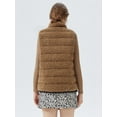 thumbnail image 2 of Orolay Women's Casual Fleece Down Vest Warm Outwear Shaggy Shearling Vest with Stand Collar, 2 of 5