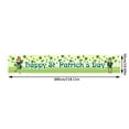 SIfdSeng St. Banner Balloon Irish Yard Party Background Ornament Happy