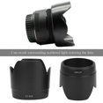 thumbnail image 4 of 2PCS ET-83II Plastic Black Camera Mount Lens Hood Fit for Canon EF 70-200mm f/2.8L USM Lens, 4 of 4