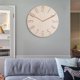 thumbnail image 4 of Reloj de pared Gloria de ped silenciosos beige, 4 of 9