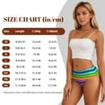 thumbnail image 4 of Women's Underwear Colorful Serape Hipster Panties Low Rise Briefs Ladies Bikini Underwear 3X-Large, 4 of 6