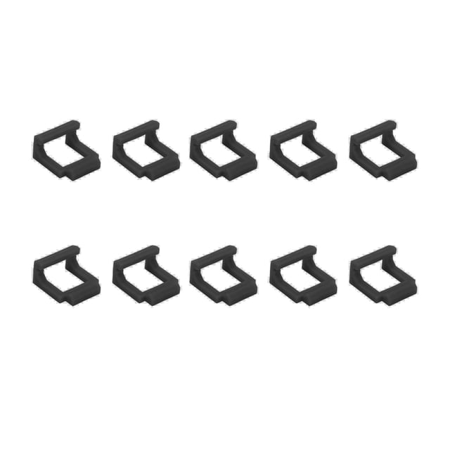 10 Uds PCIE Riser Card retenedor PCIE a USB3.0 sujeción segura Clips adaptadores PCIe de plástico duro duraderos negro