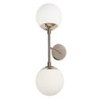 thumbnail image 1 of Dainolite DAY-232W-PC 2 Light Halogen Wall Sconce with White Glass, Polished Chrome, 1 of 1