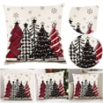 thumbnail image 4 of Funda Cojín para Sofá Likrtyny Fundas Almohada Lino Navideño Cama Sala Estar, 4 of 9
