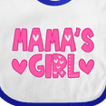 thumbnail image 4 of Inktastic Mama's Girl Pink with Hearts Girls Baby Bib, 4 of 4