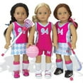 thumbnail image 3 of Sophia's Sports Equipment Set for 18   Dolls, Hot Pink, 3 of 7