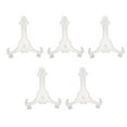 thumbnail image 2 of 5pcs Placa De Plástico Plegable Pantalla Caballete Soporte Foto Titular Estante Claro 10 Cm SM SunniMix Soporte de exhibición plegable, 2 of 8