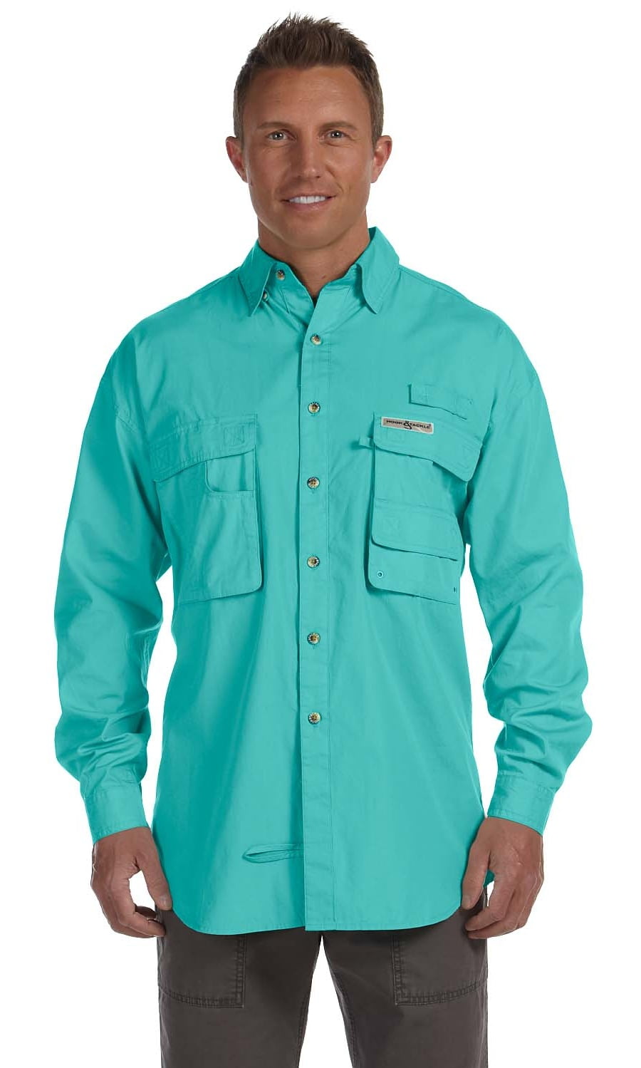 Hook & Tackle Button Up Shirt 1013L Gulf LongSleeve Fishing