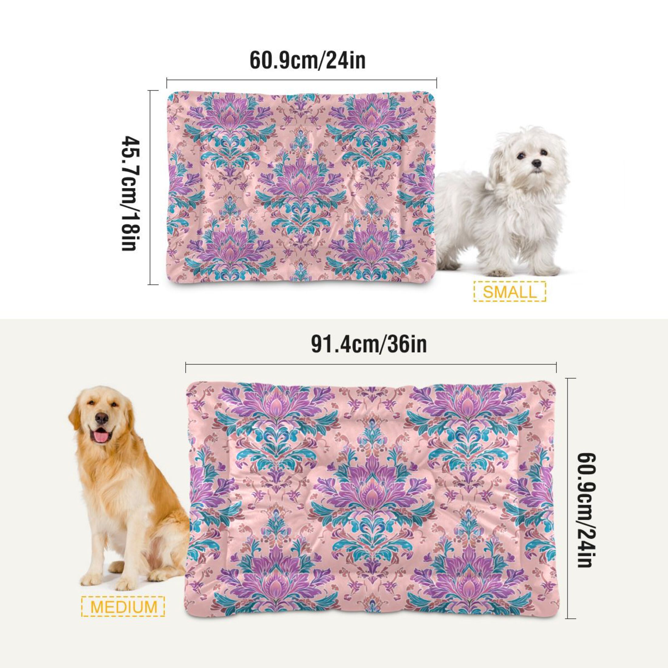 Cozy Mat Pet Bed Indoor Outdoor Warm Soft For Cat Dog Puppy(S/M) Traditional Style