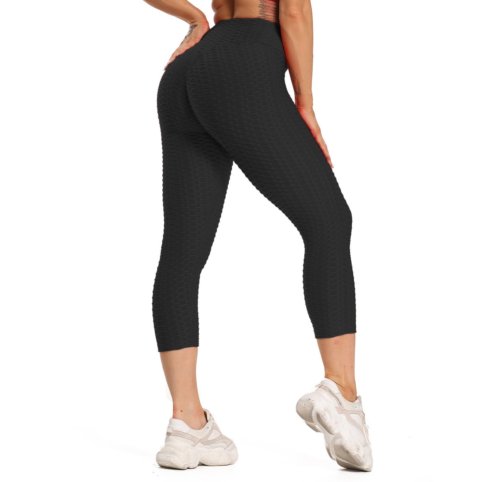 GzxtLTX Yoga Pants High Waist Printed Workout Leggings Fitness Capris Trouser Athletic Pants 