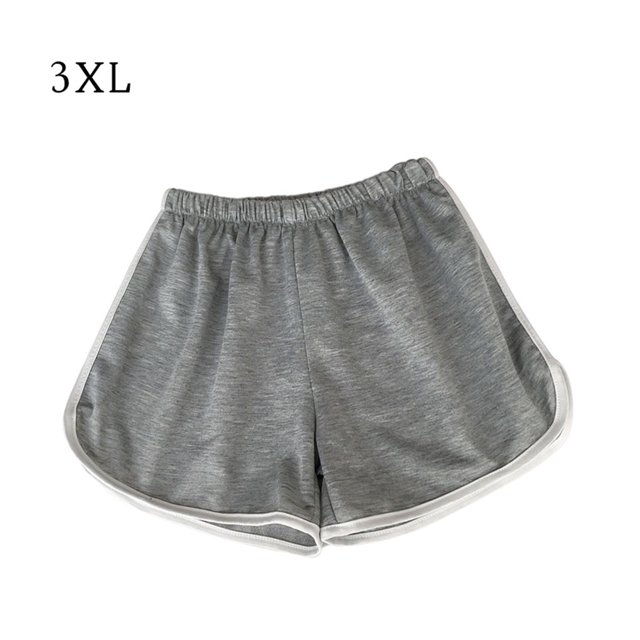 Pantalones cortos deportivos para mujer Pantalones cortos deportivos sueltos con pierna ancha Pantalones cortos deportivos, gris, 3XL Monstrate AP001487-14B