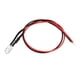 thumbnail image 3 of Luz LED preconectada, DC 24V 20mA - Bombilla redonda blanca preconectada de 5 mm para fiestas en barcos (10 PCS), 3 of 4