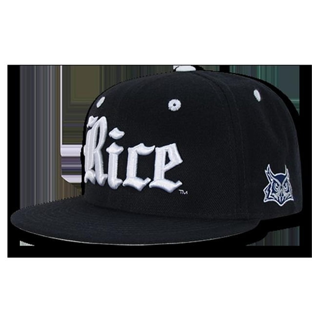 Accent de Riz Snapback, Noir & Blanc