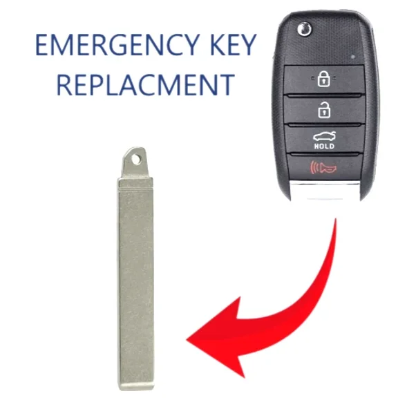Kia 2016 - 2021 Remote Flip Key Blade / KK12 / PN: 81996-D4010