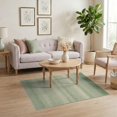 thumbnail image 3 of ODIKA Cream Abstract Gradient Zigzag Interlocking Motif Contemporary for Dorm Room, Small Living Apartment, Stain Resistant Low Profile, 3 of 7