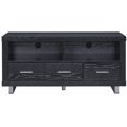thumbnail image 3 of Coaster TV Stands Collection - Armoire - pour Écran Plat / Équipement AV - Argent, Noir Riche, 3 of 8